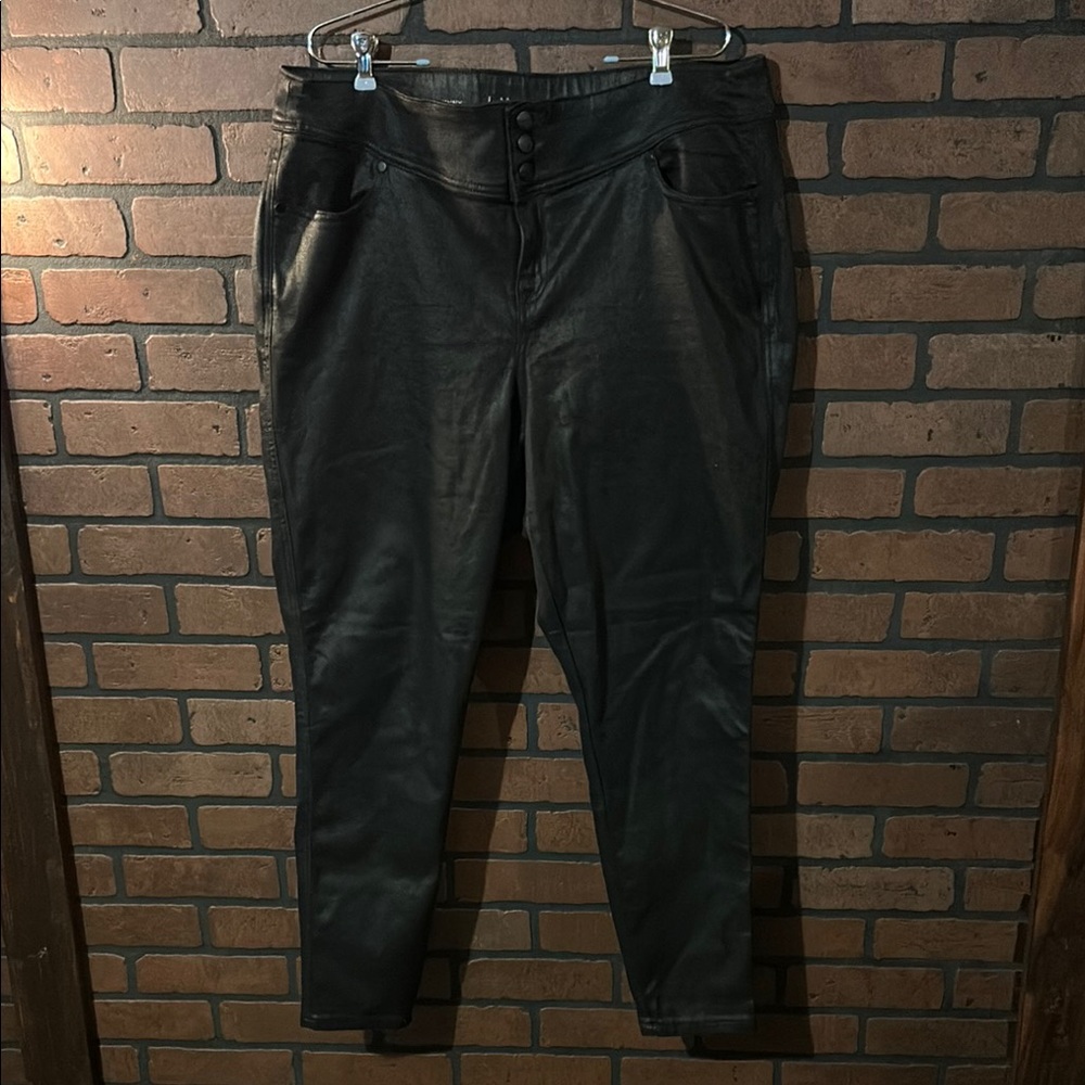 Lane Bryant Black Dress Pants Straight Leg